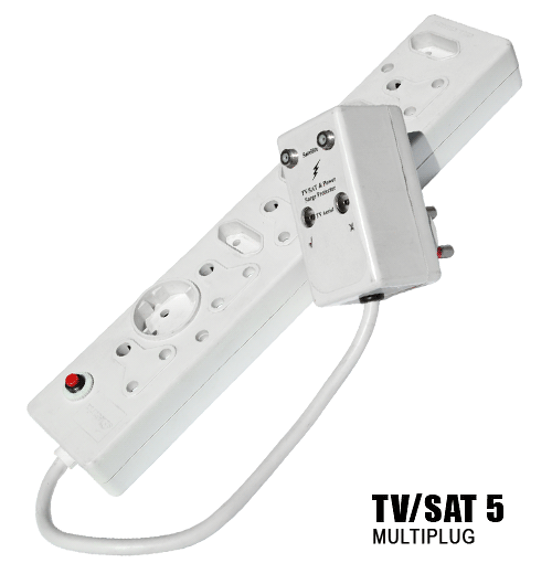 TV SAT 4 Surge protector Plug