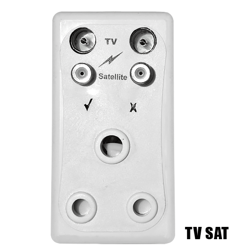 TV SAT Surge protector plug