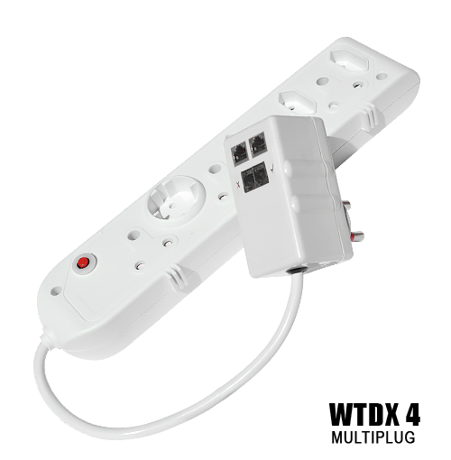 WonderTel Data Xtra High for Mains 4x4 multiplug
