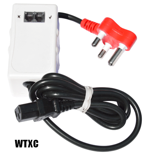 WTXC WonderTel Combo Xtra High with 5x5 way mutliplug with computer cord