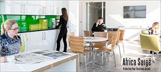 Protect the electrical devices in the company kitchen