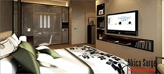 Master Bedroom AV lightning surge protection